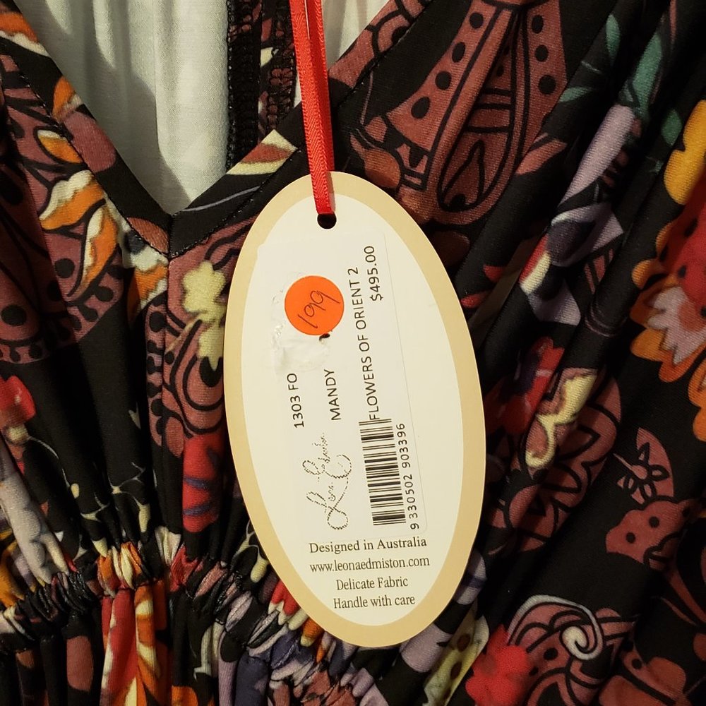 Leona Edmiston Mandy Flowers of Orient Floral Maxi - Picture 9 of 10